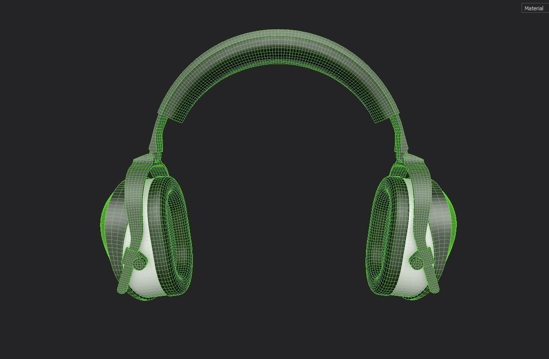 Safety Earmuffs 01 3D model_1