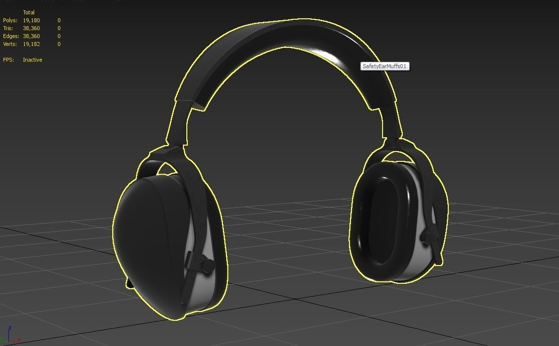 Safety Earmuffs 01 3D model_18