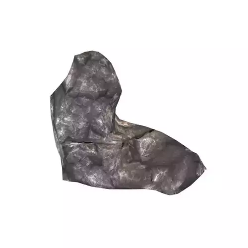 Low Poly Large Rock v1 001