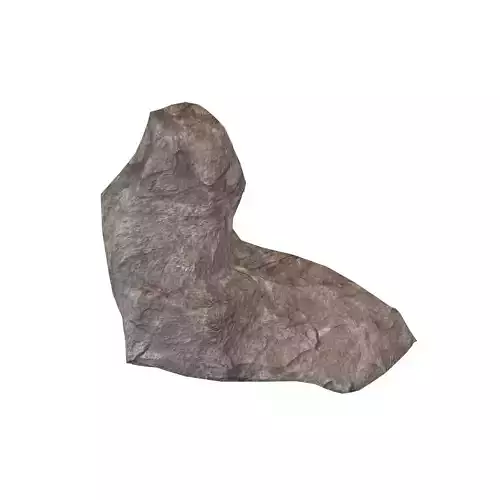 Low Poly Large Rock v1 002