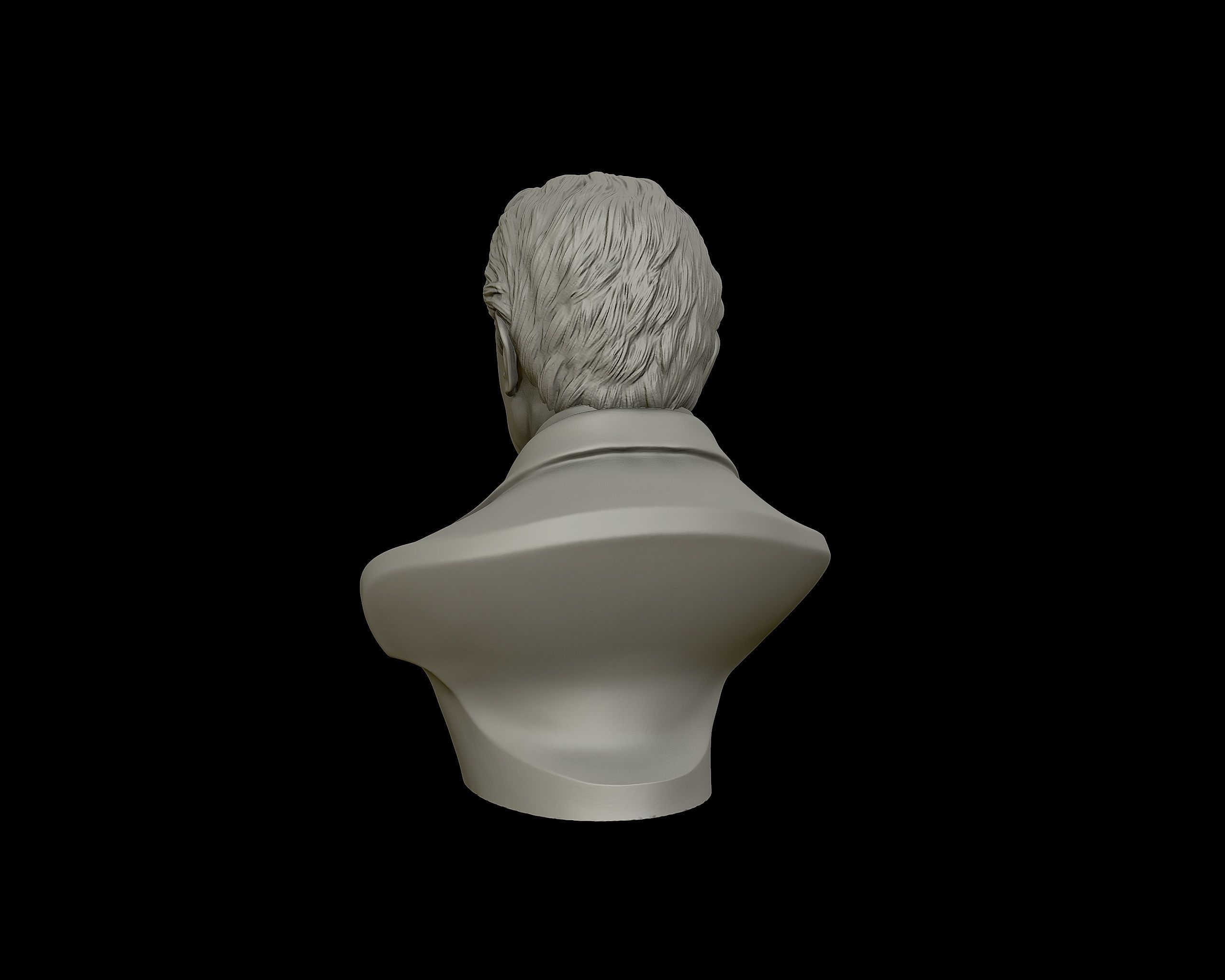 Robert De Niro bust sculpture 3D print model_24