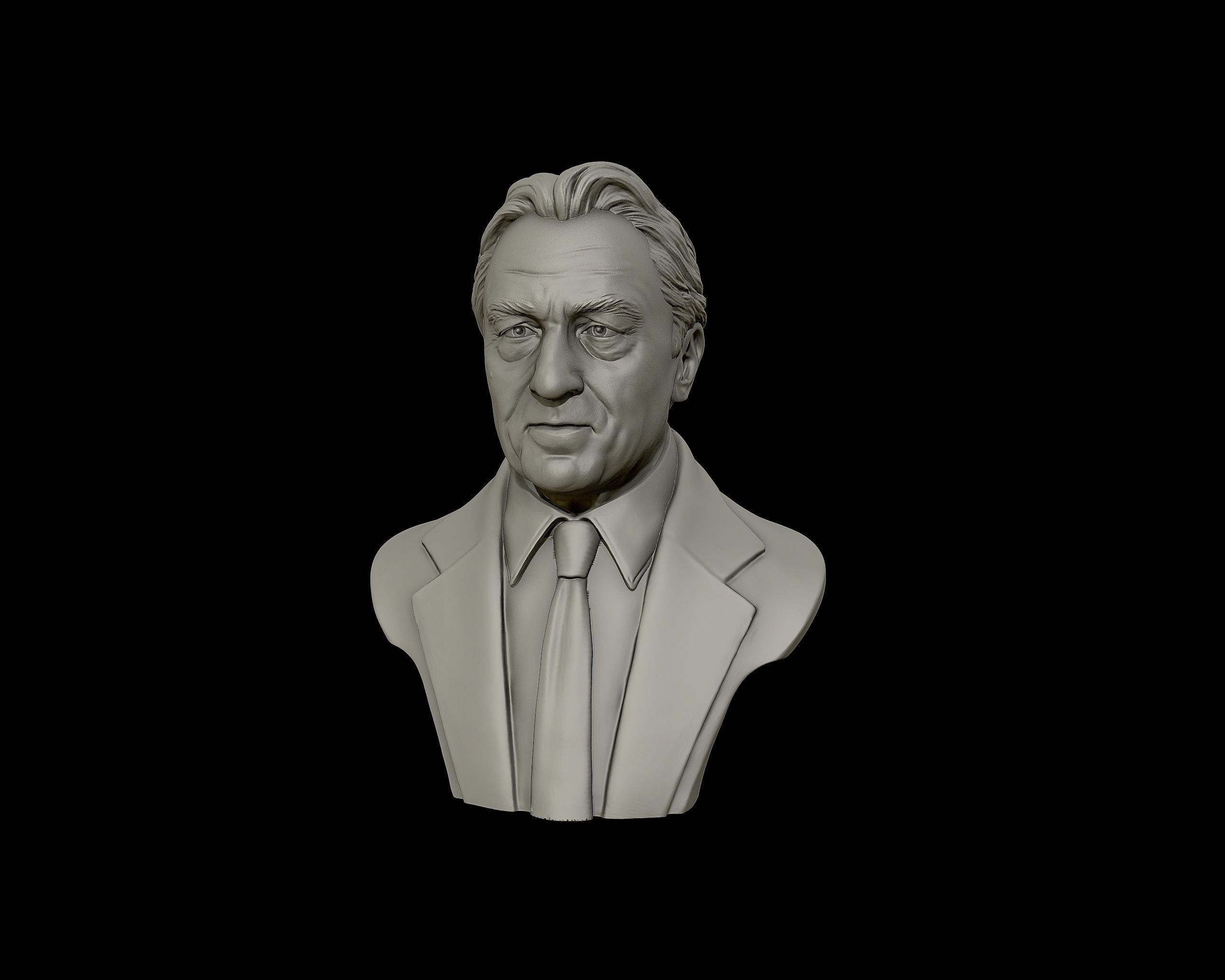 Robert De Niro bust sculpture 3D print model_18