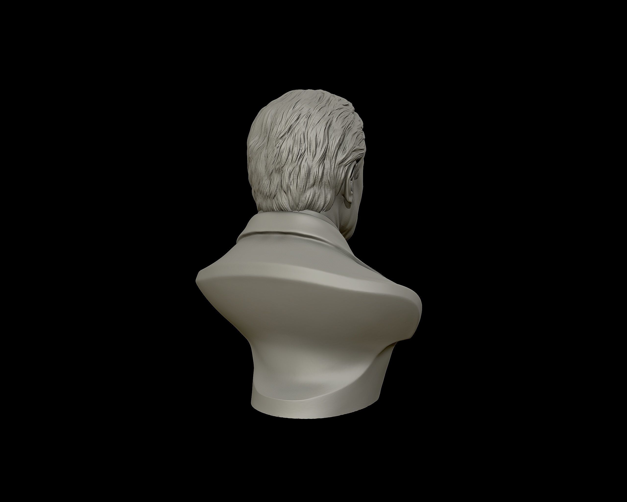 Robert De Niro bust sculpture 3D print model_25