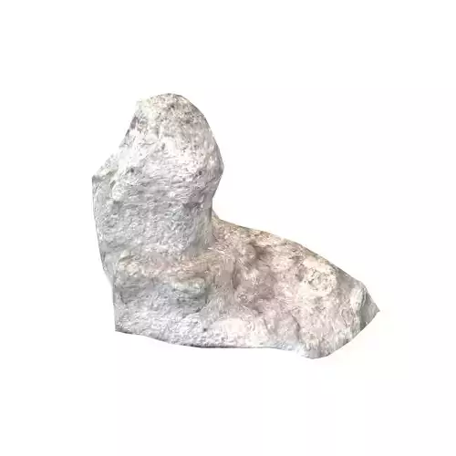 Low Poly Large Rock v1 003
