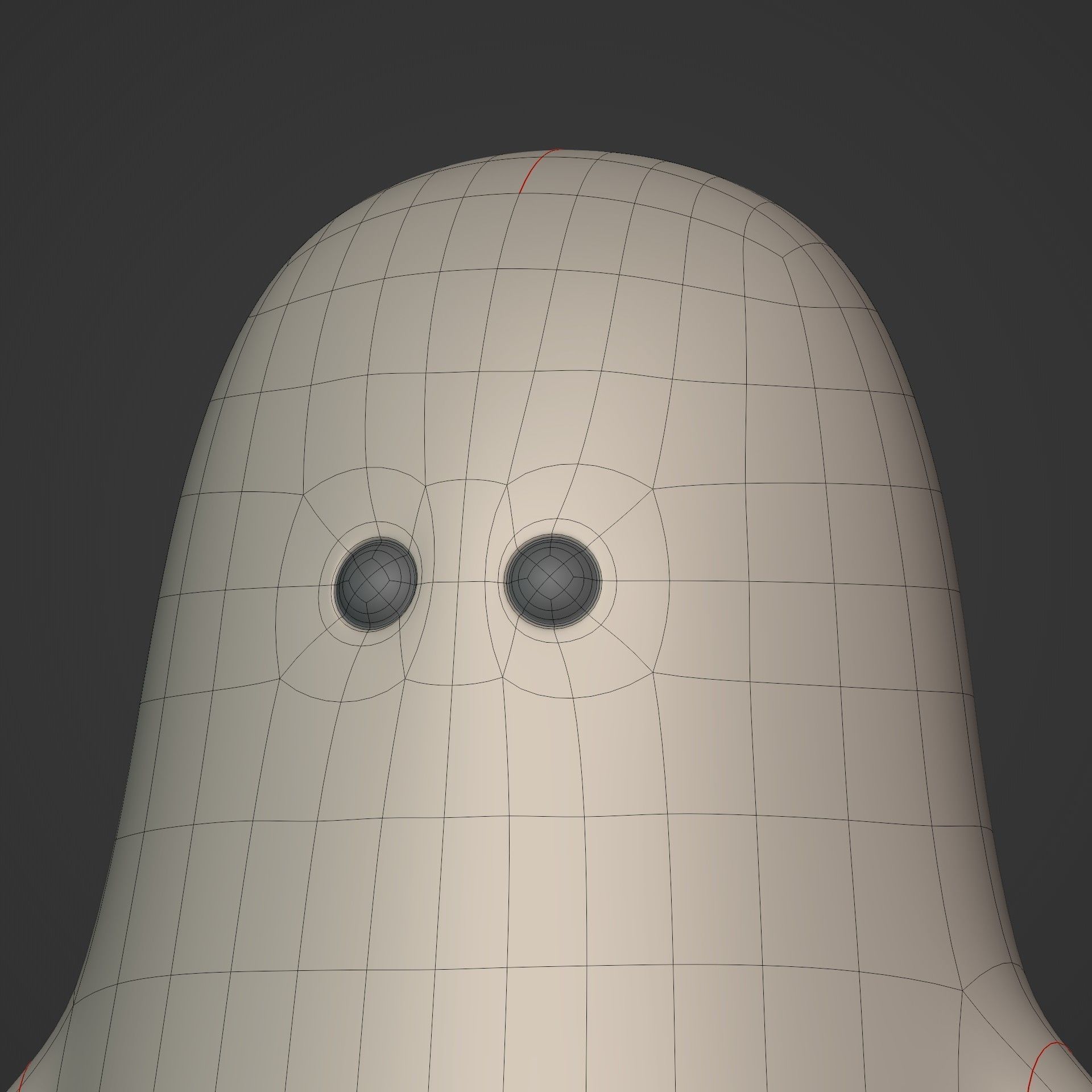 Cartoon Character Stickman  Low-poly 3D model_13