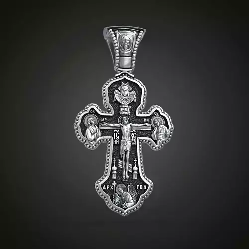 cross pendant 3d print 3D print model