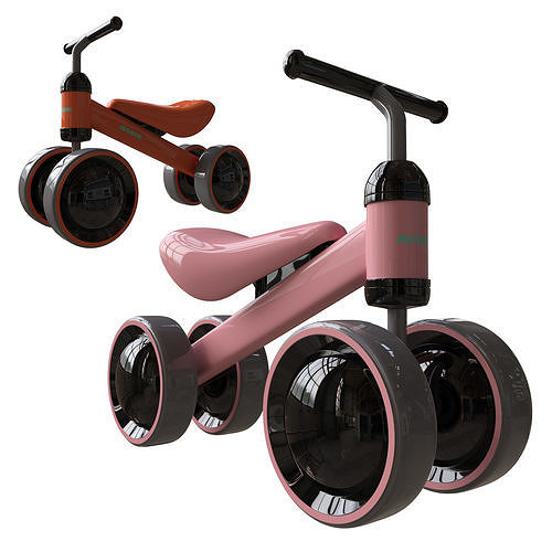 Baby Balance Bike 3D model