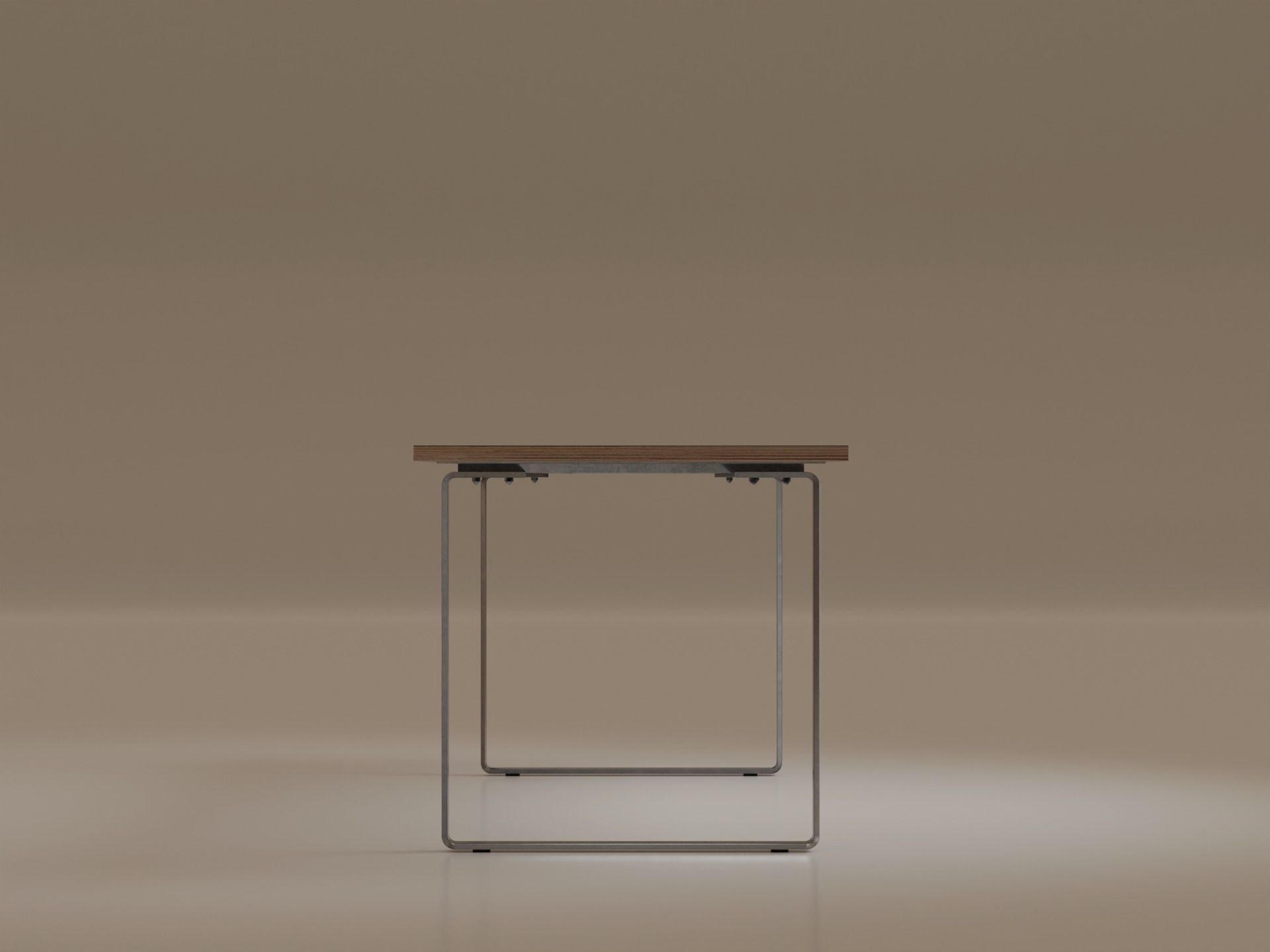 Work Table Low-poly 3D model_4