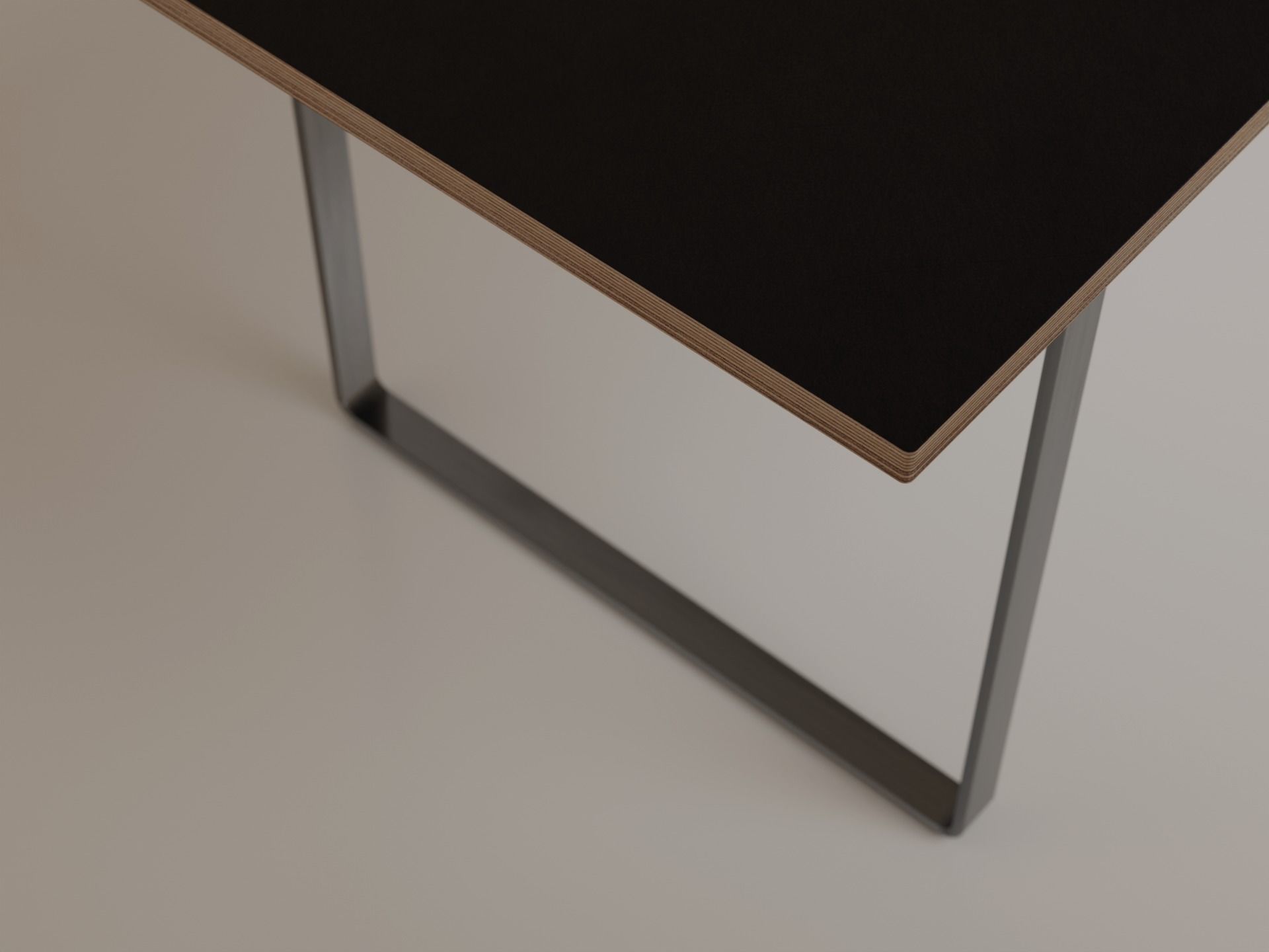 Work Table Low-poly 3D model_7