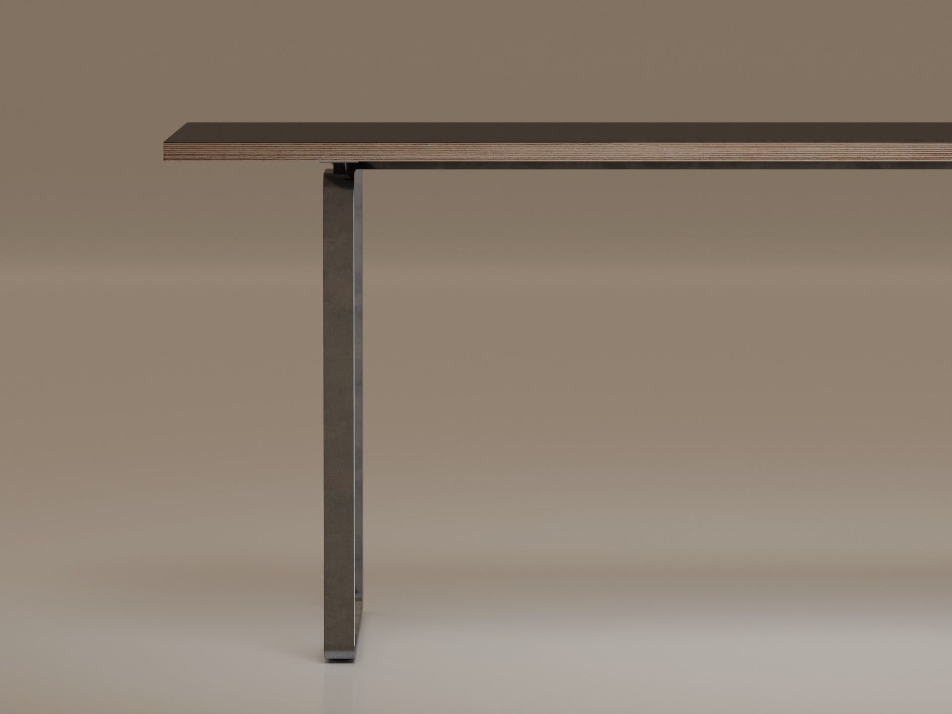 Work Table Low-poly 3D model_5