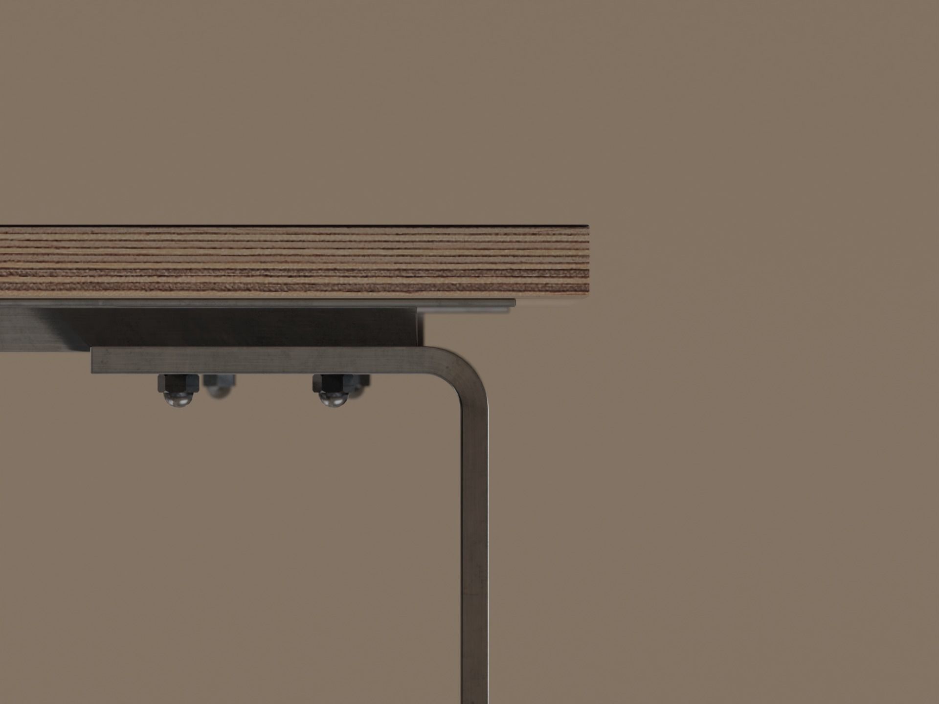 Work Table Low-poly 3D model_6