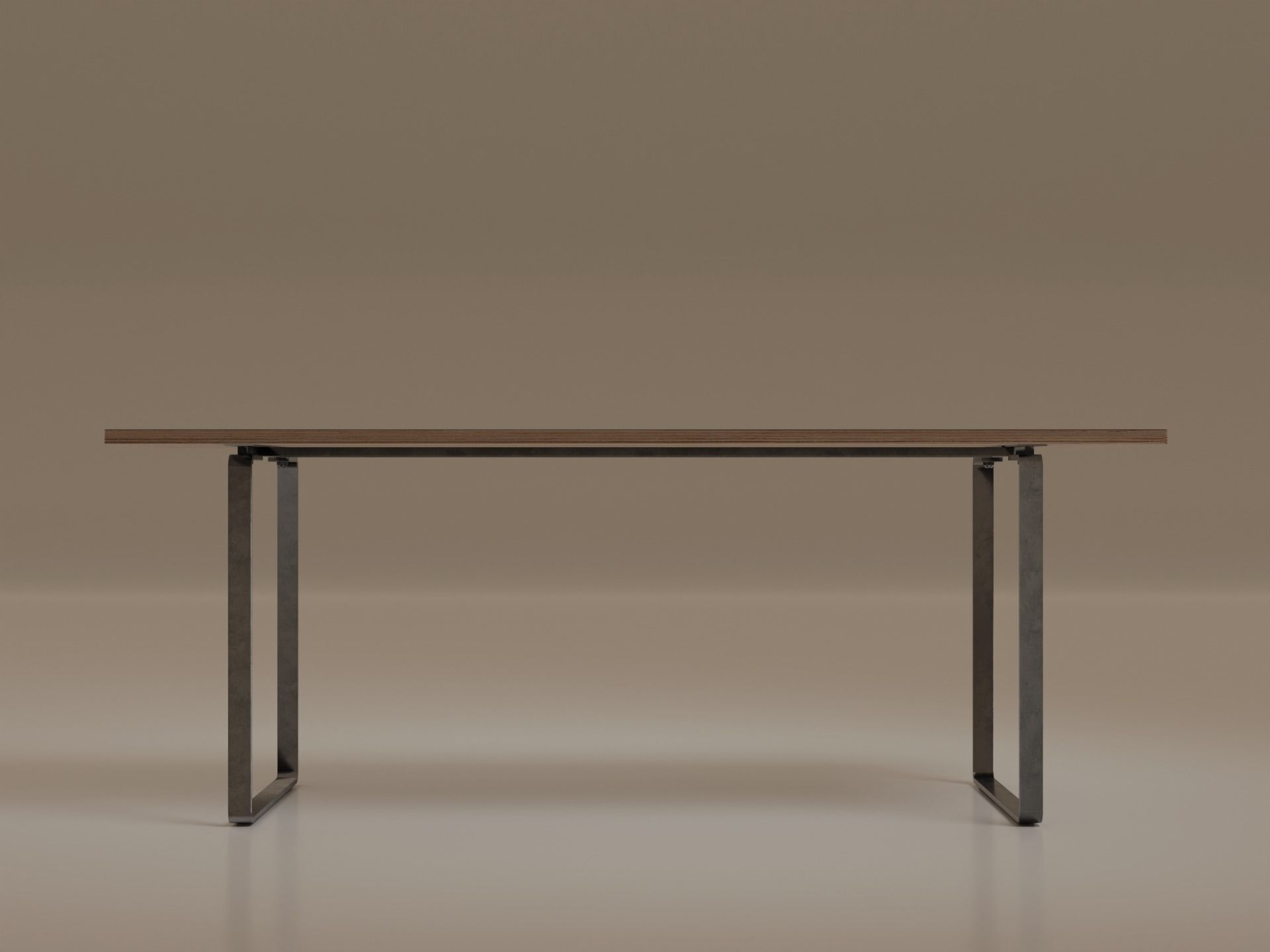 Work Table Low-poly 3D model_3