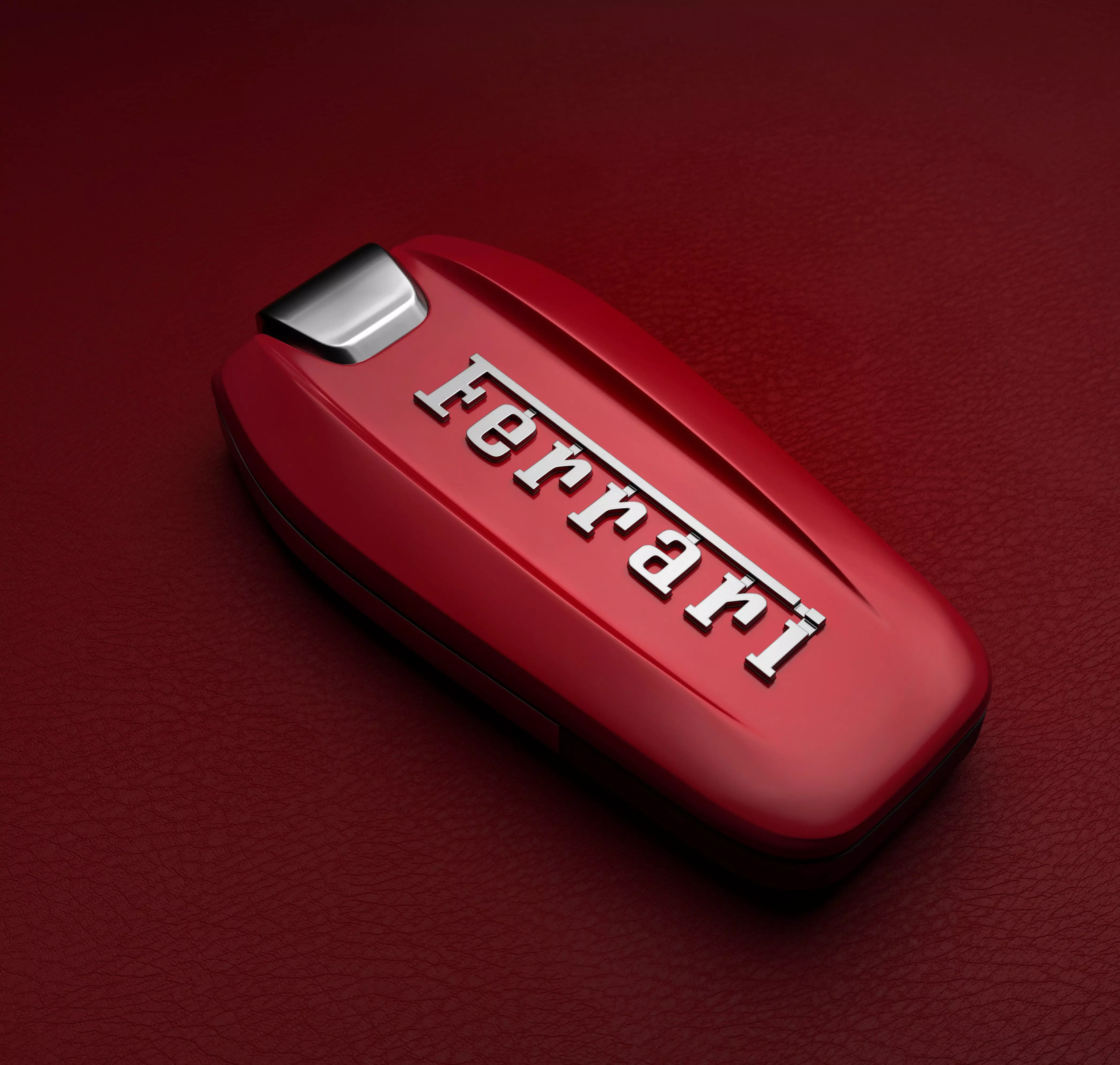 Ferrari car key 3D model_0