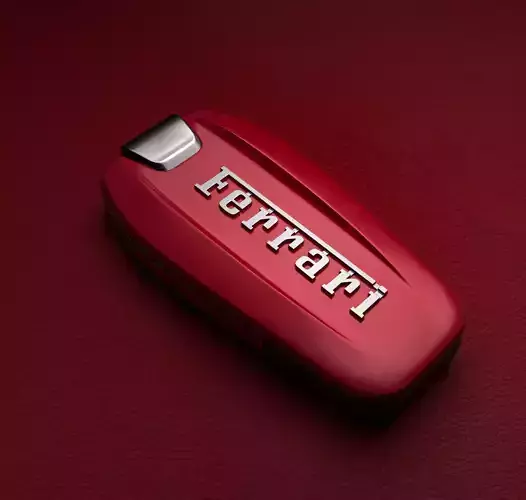 Ferrari car key 3D model