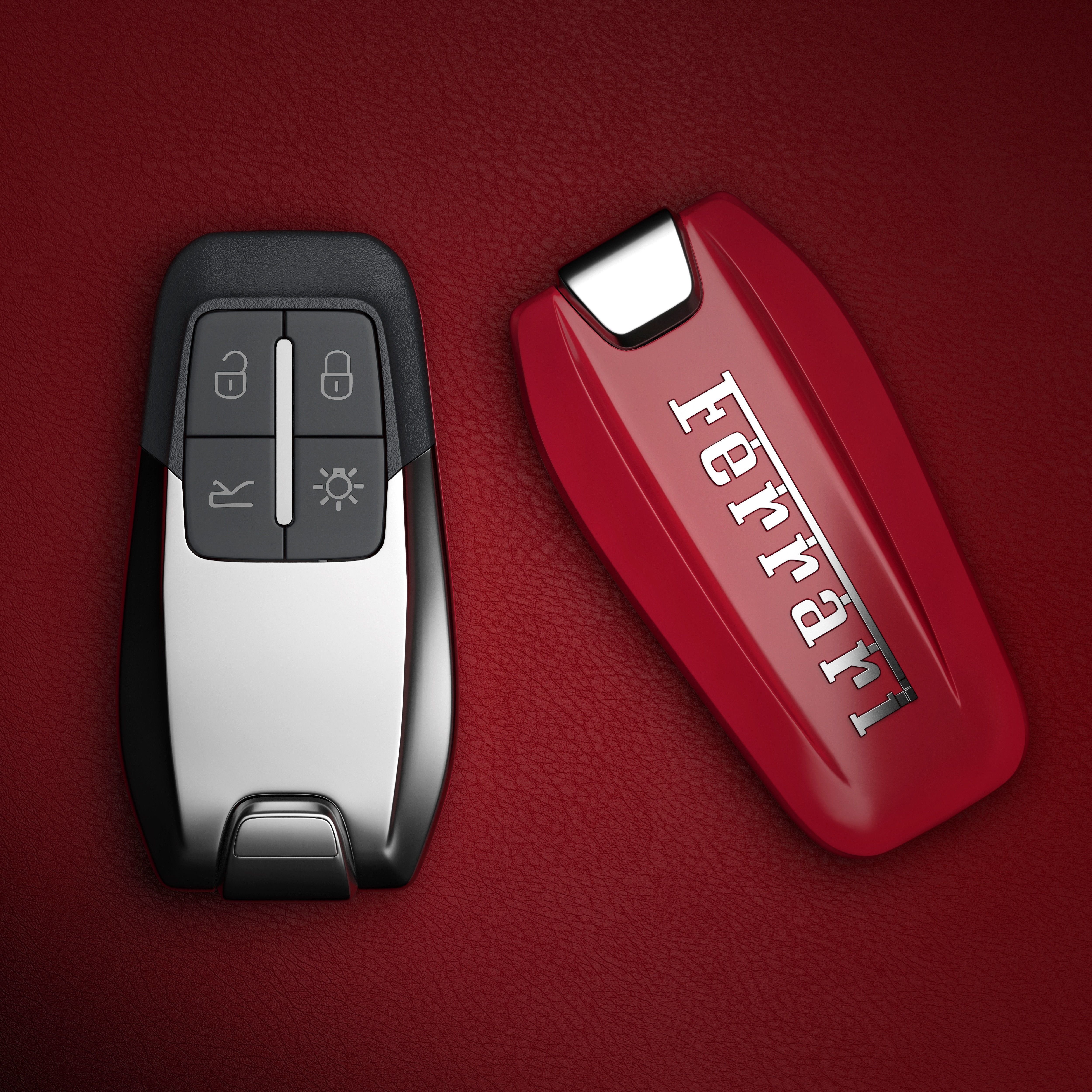 Ferrari car key 3D model_2