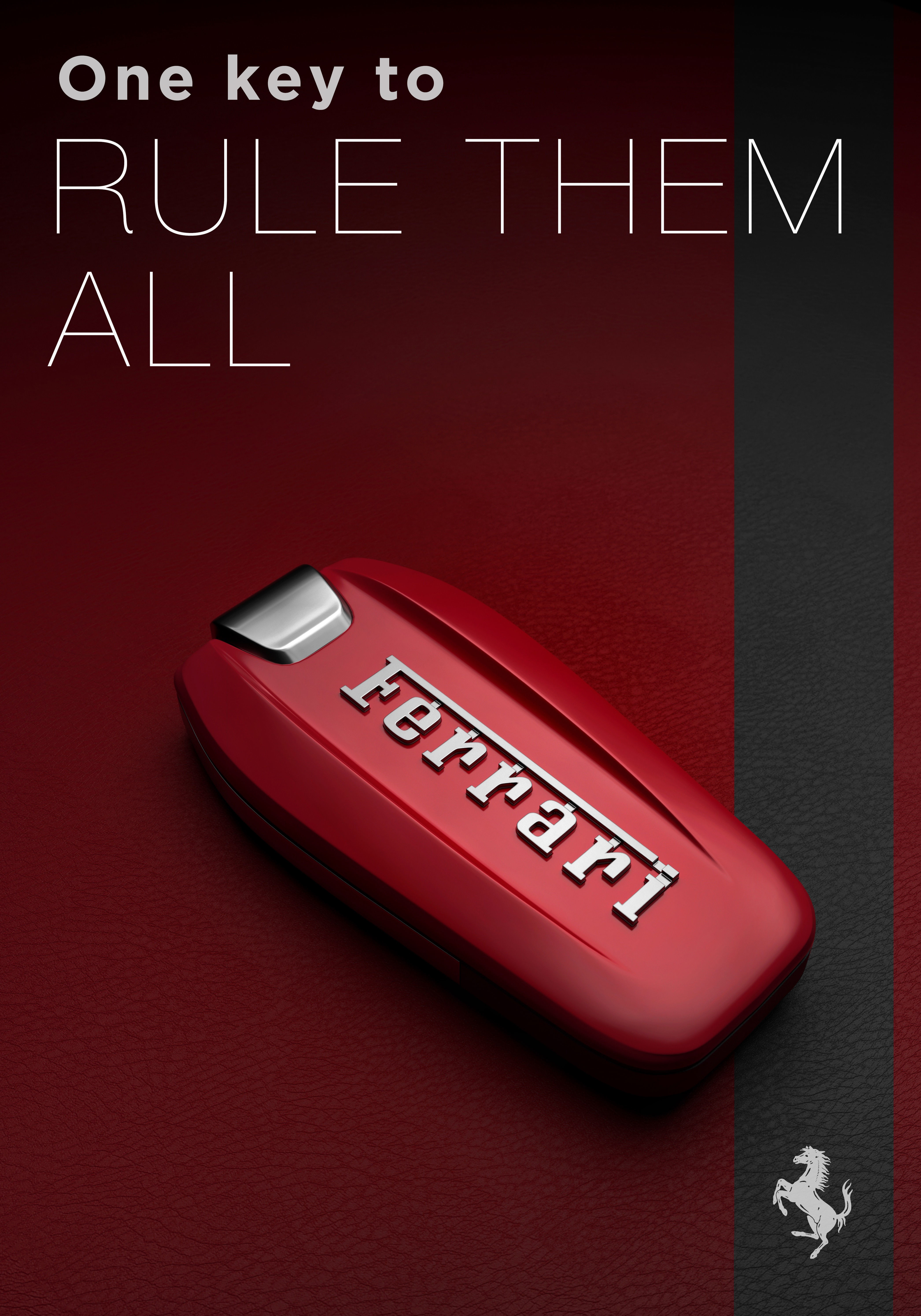 Ferrari car key 3D model_8