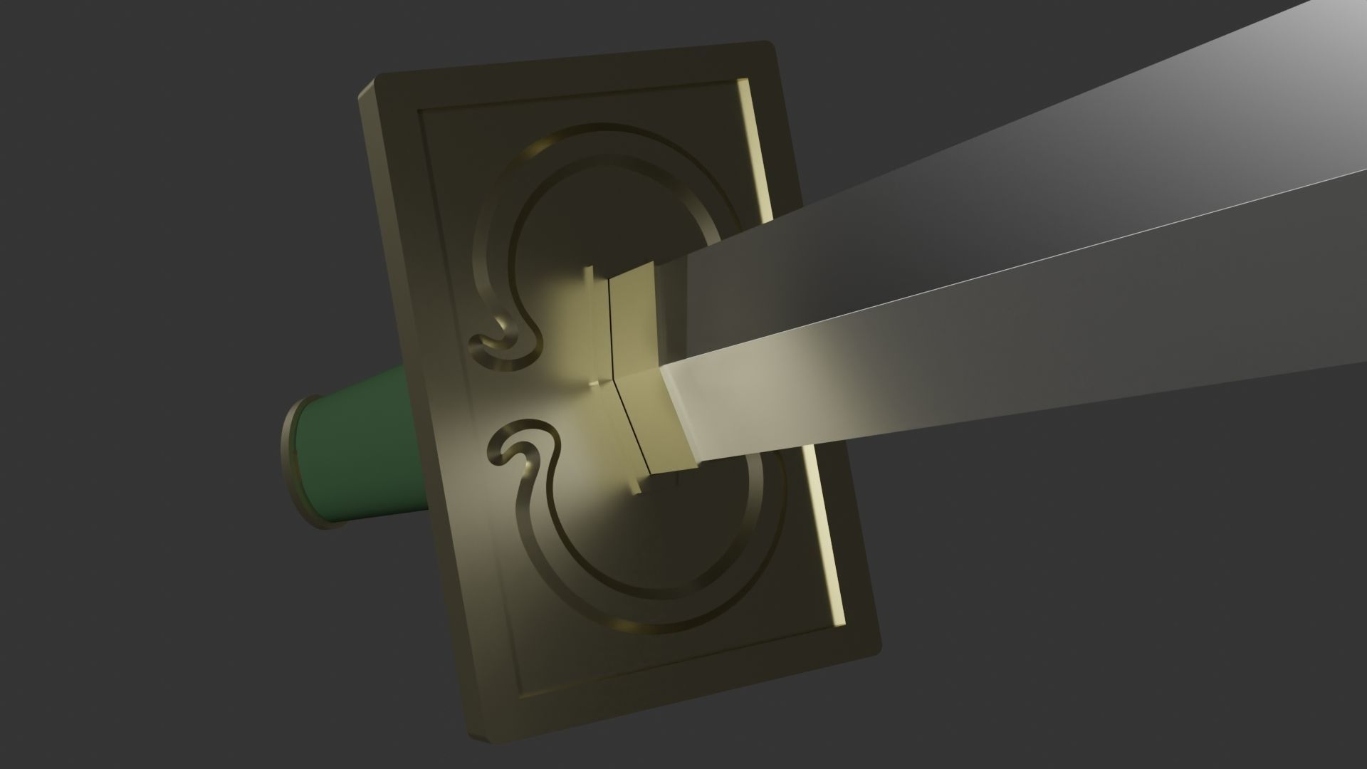 Bleach Izuru Kira Wabisuke Zanpakuto Sword Scabbard 3D model 3D