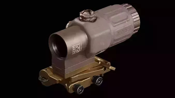 Wilcox Mount - G33 Low-poly 3D model