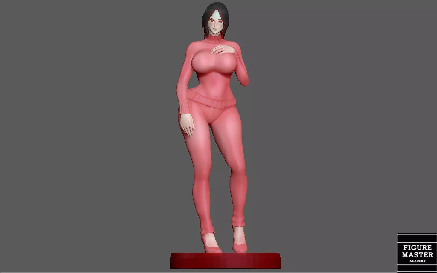 MAI SHIRANUI SWEATER GIRL KOF GAME ANIME CHARACTER 3D PRINT 3D print model