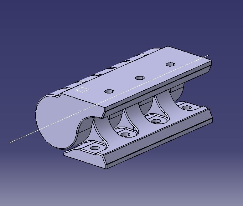 Plastic Hinge 3D print model_25