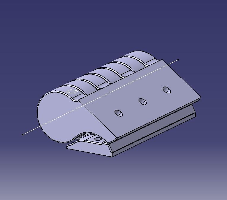 Plastic Hinge 3D print model_26