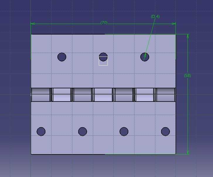 Plastic Hinge 3D print model_13