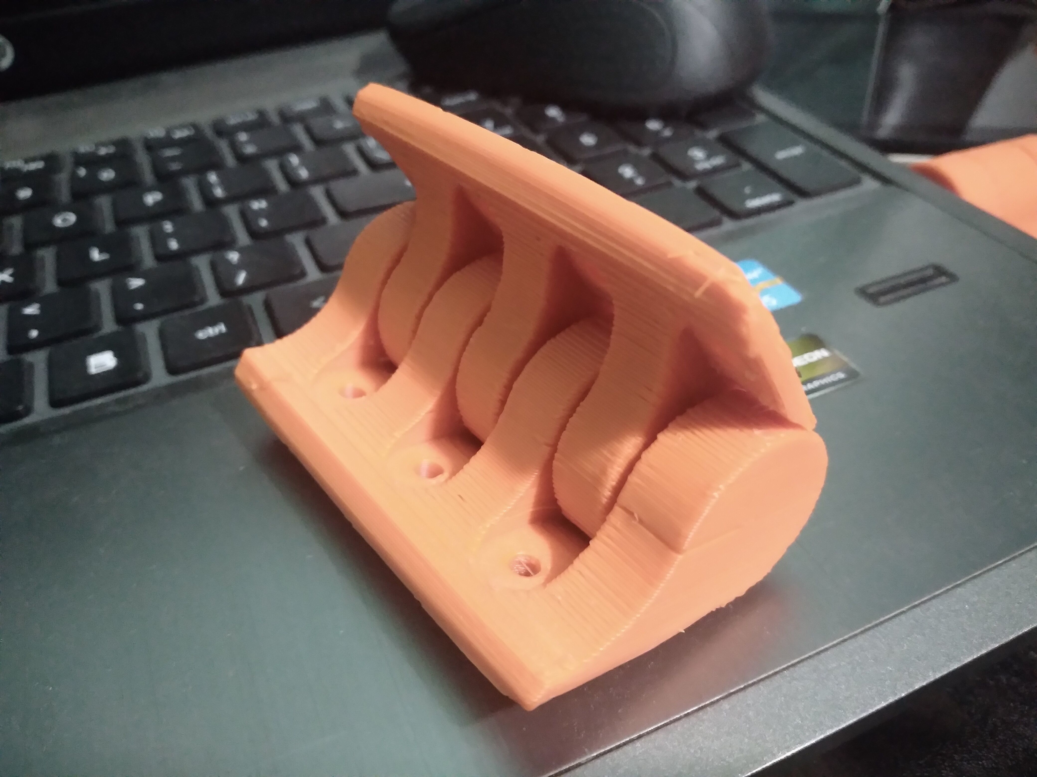 Plastic Hinge 3D print model_1