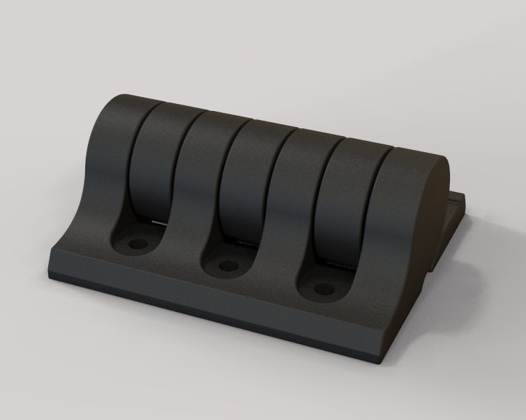 Plastic Hinge 3D print model_4