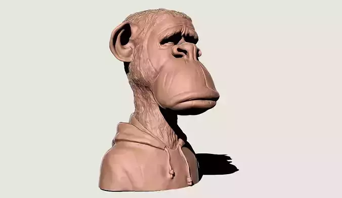 ape nft monkey 1 3D print model