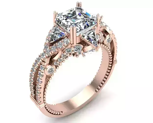 Diamond Engagement Ring 9-MW