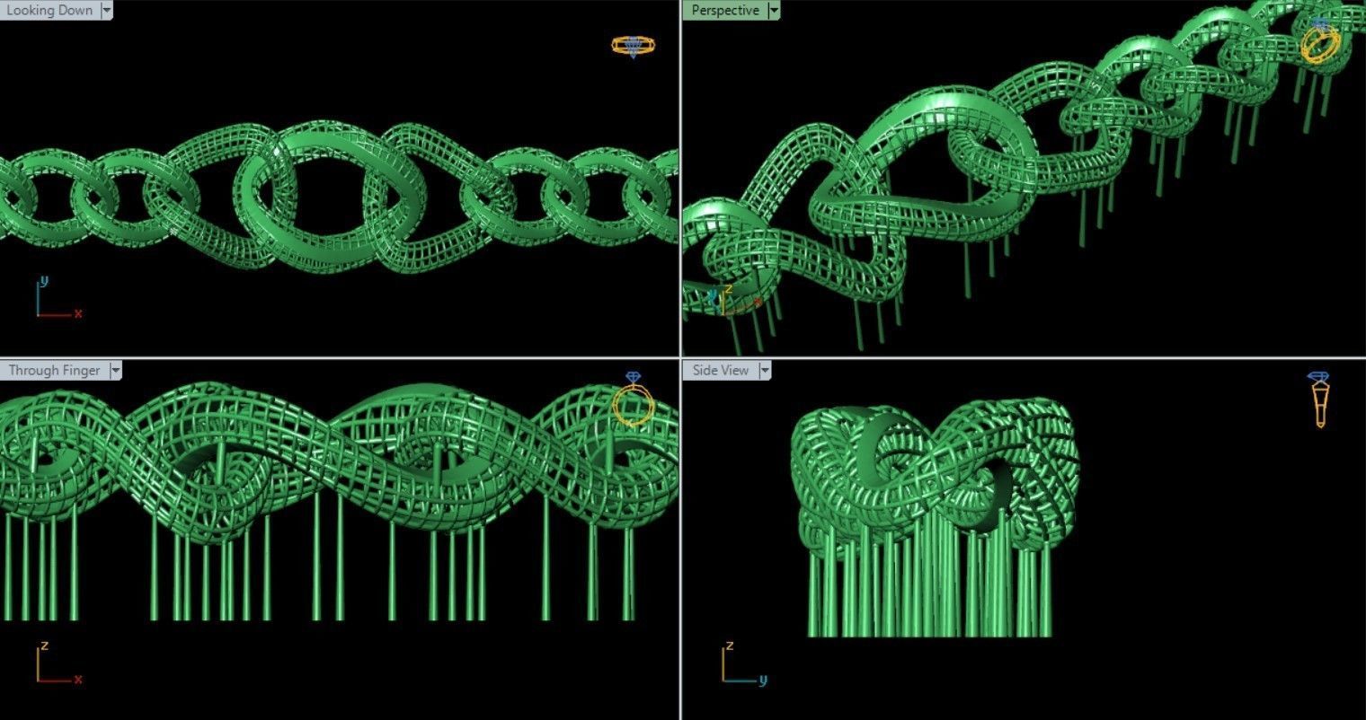 HOLLOW CHAIN FILES 3D print model_5
