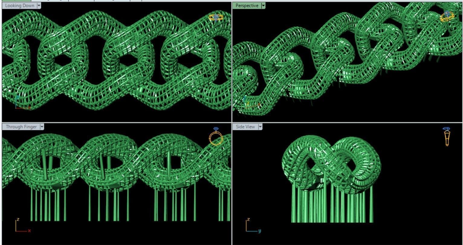 HOLLOW CHAIN FILES 3D print model_13