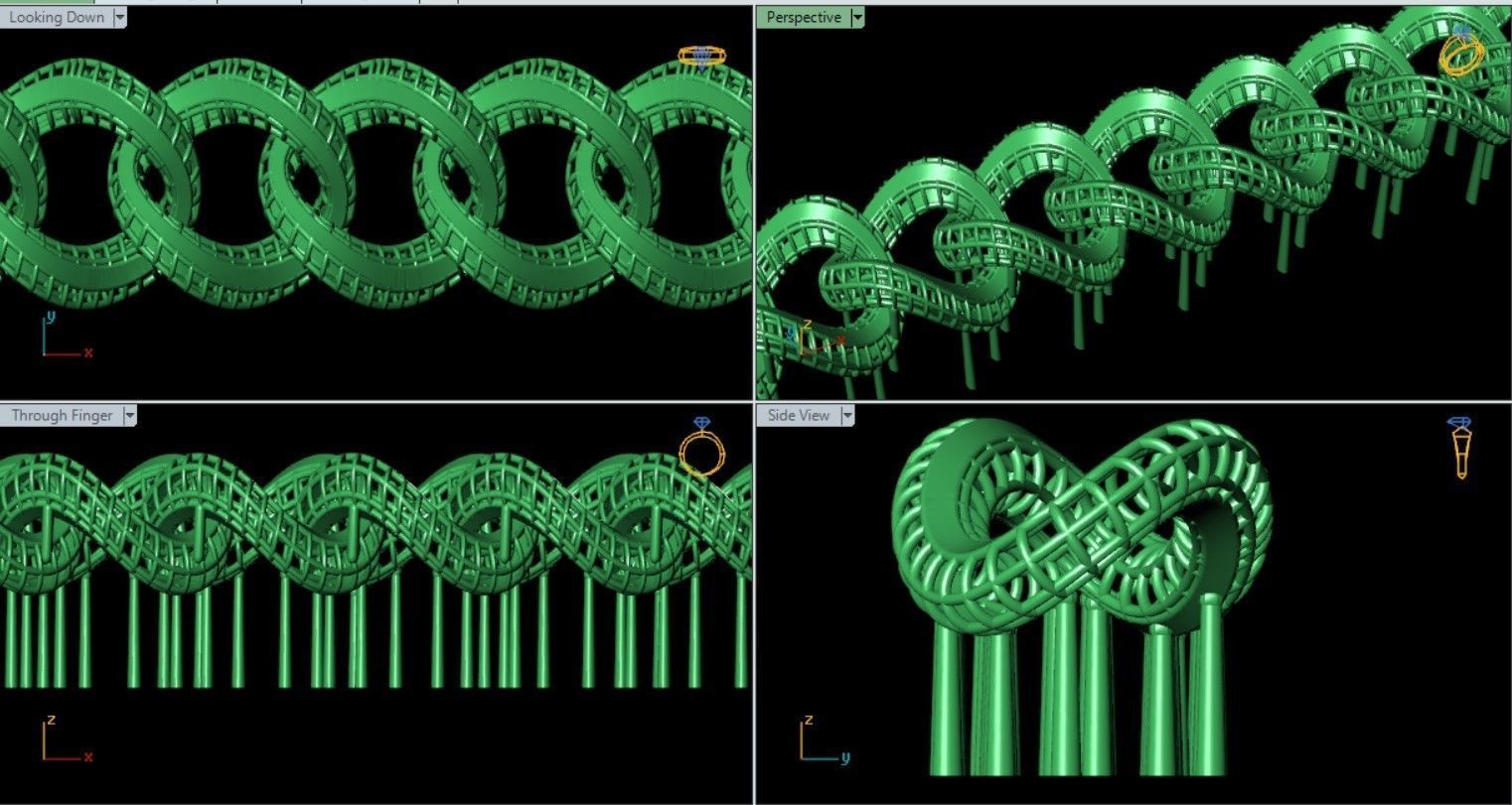 HOLLOW CHAIN FILES 3D print model_11
