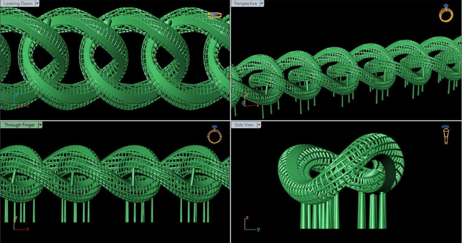 HOLLOW CHAIN FILES 3D print model_19