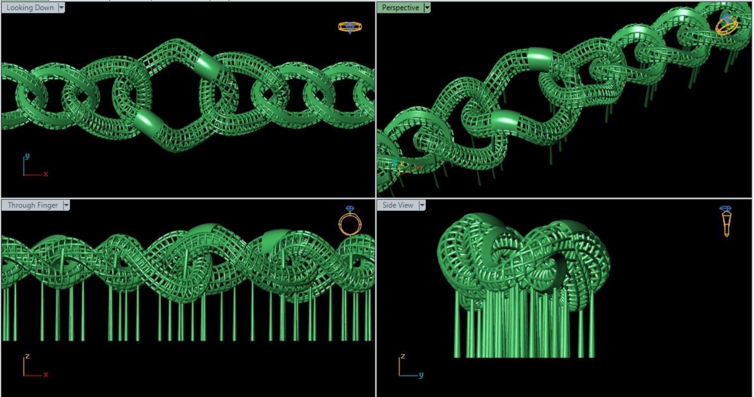 HOLLOW CHAIN FILES 3D print model_7