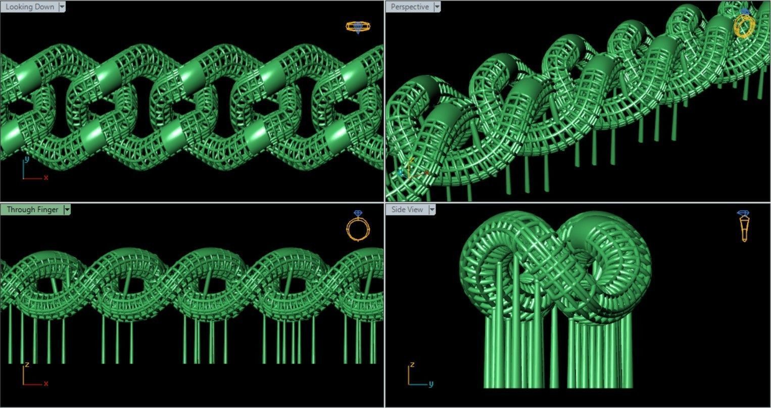 HOLLOW CHAIN FILES 3D print model_3