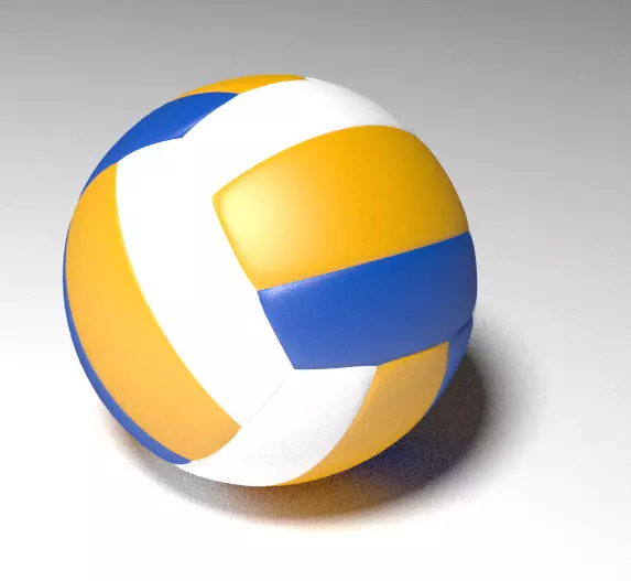Volleyball ball Free 3D model_0