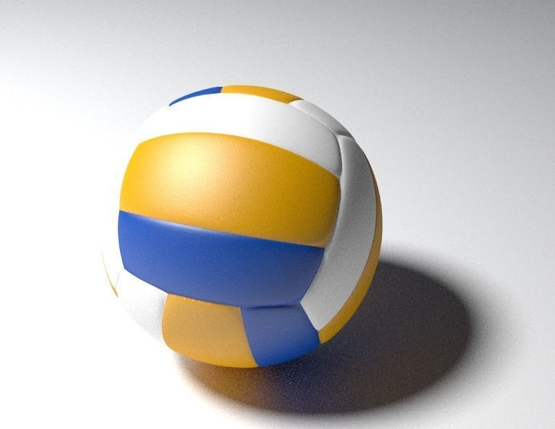 Volleyball ball Free 3D model_2