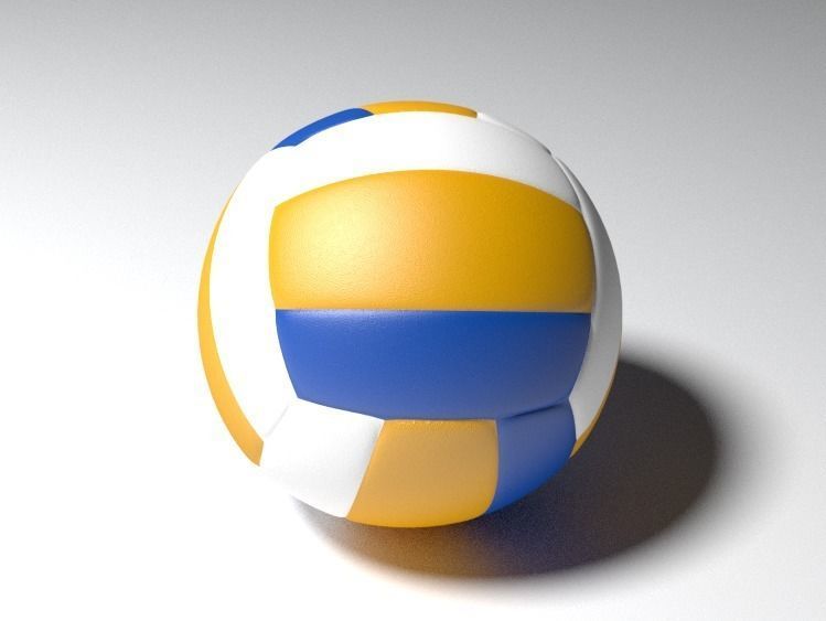 Volleyball ball Free 3D model_1