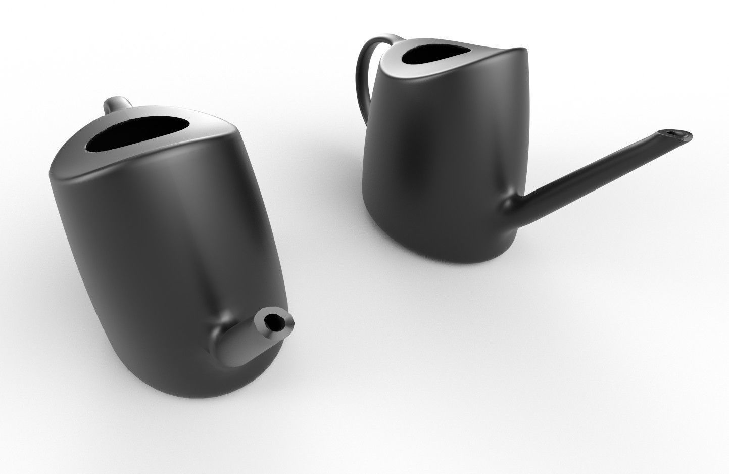 Watering Can 01 Low-poly 3D model_4
