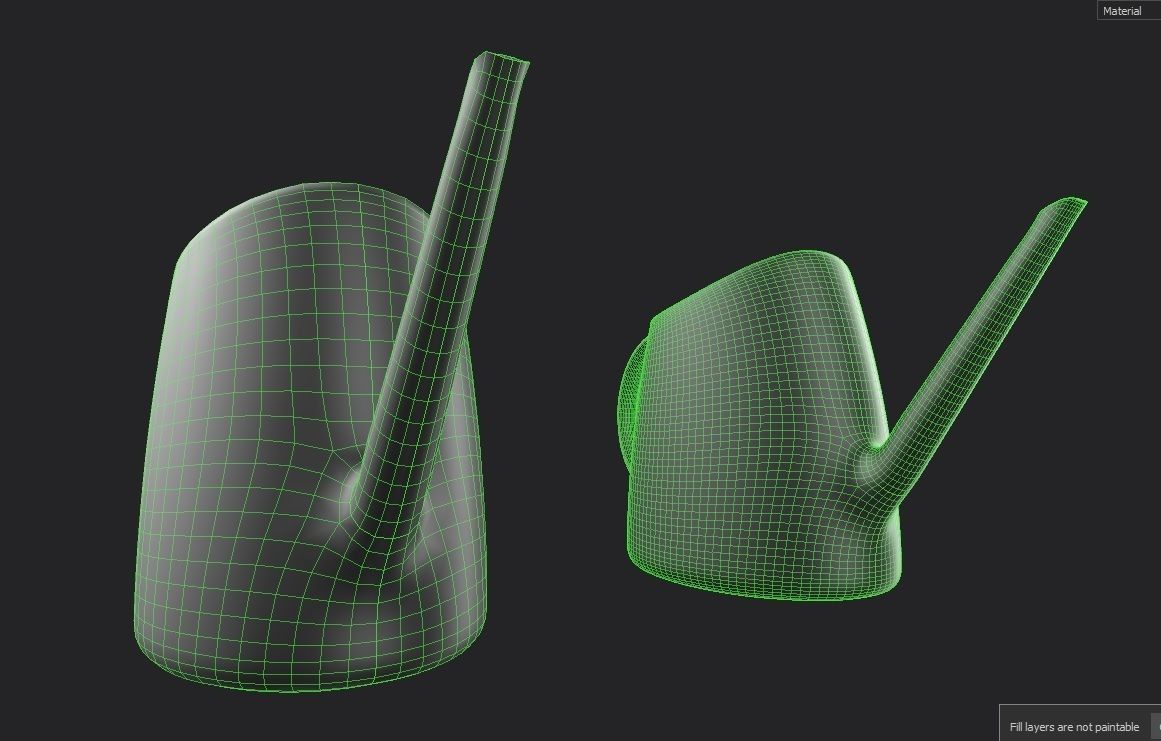 Watering Can 01 Low-poly 3D model_12