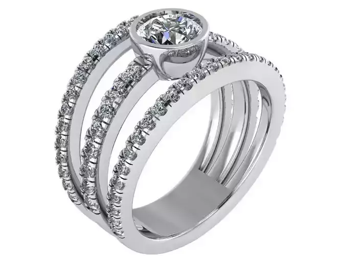 Round Diamond Fashion Ring 0292
