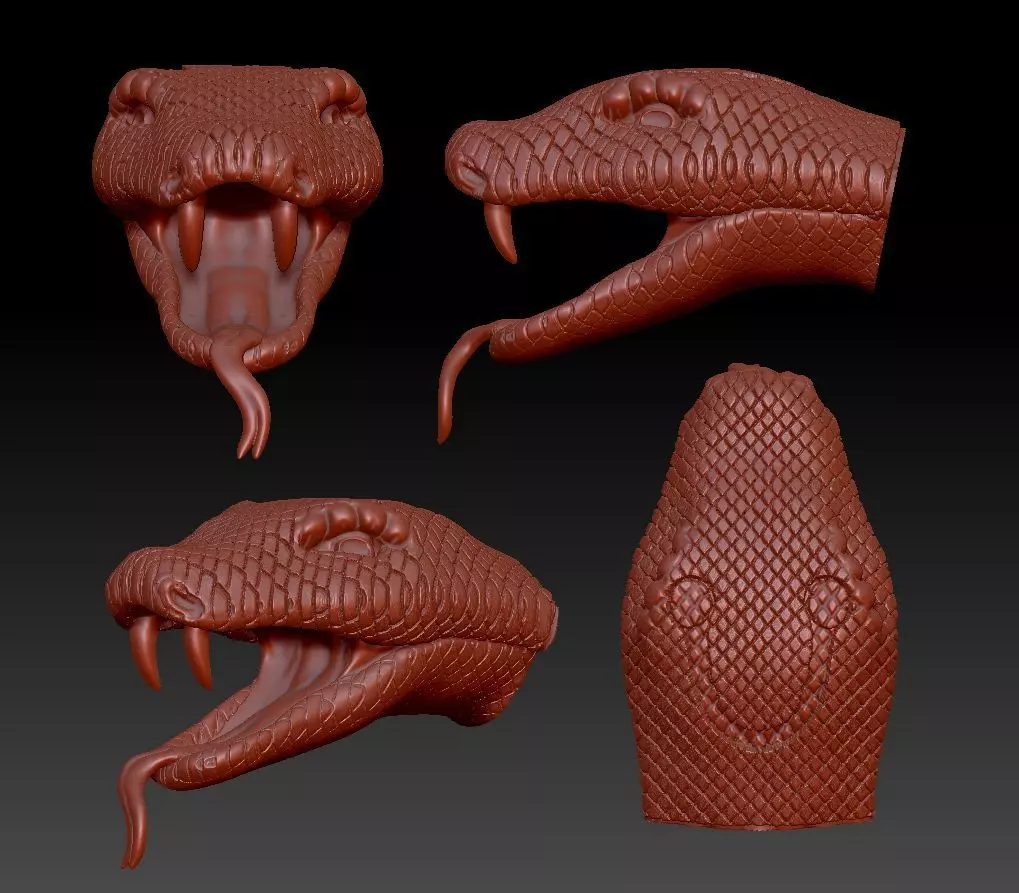 Cobra Snake 3D print model_0