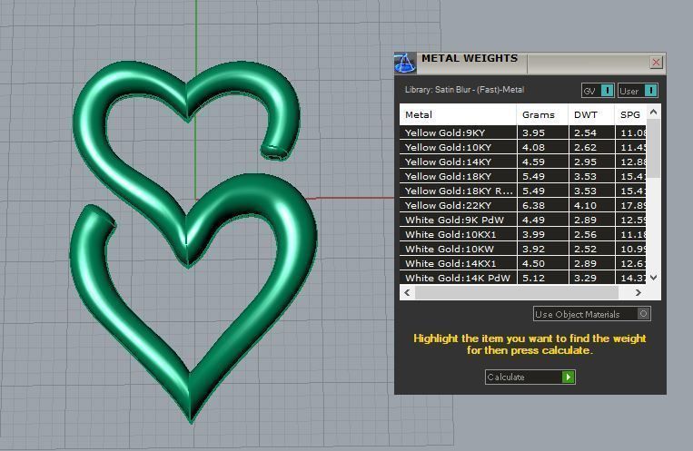 Heart of S pendant 3D print model_2