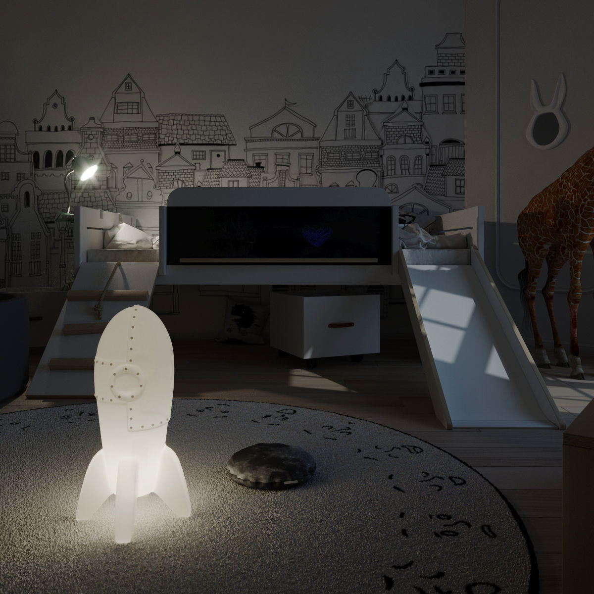 Room for a boy 3D model_5