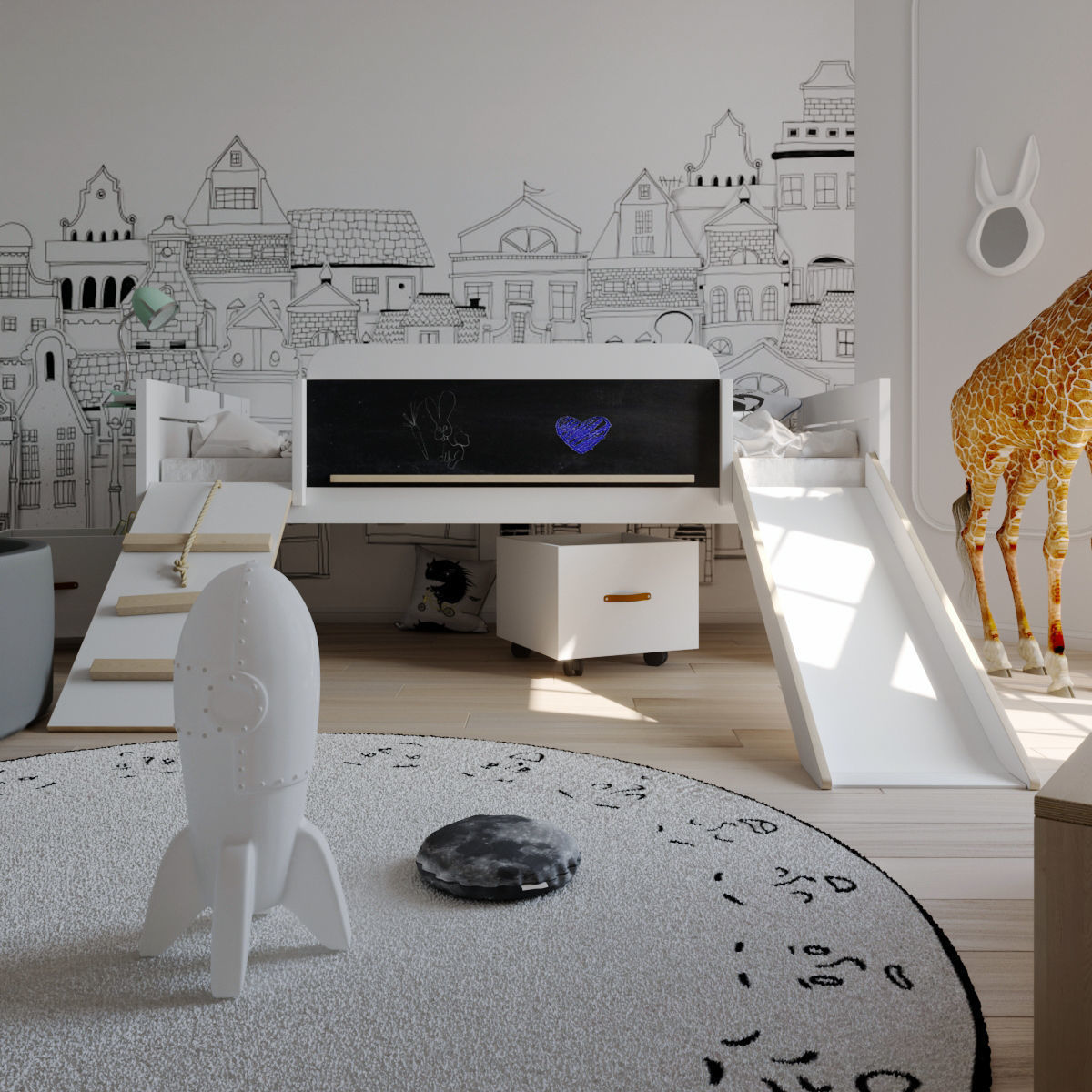 Room for a boy 3D model_6