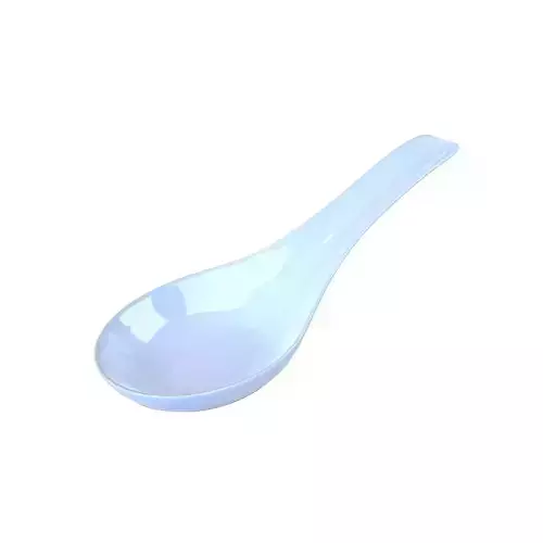 Rice Spoon v1 003 Low-poly 3D model