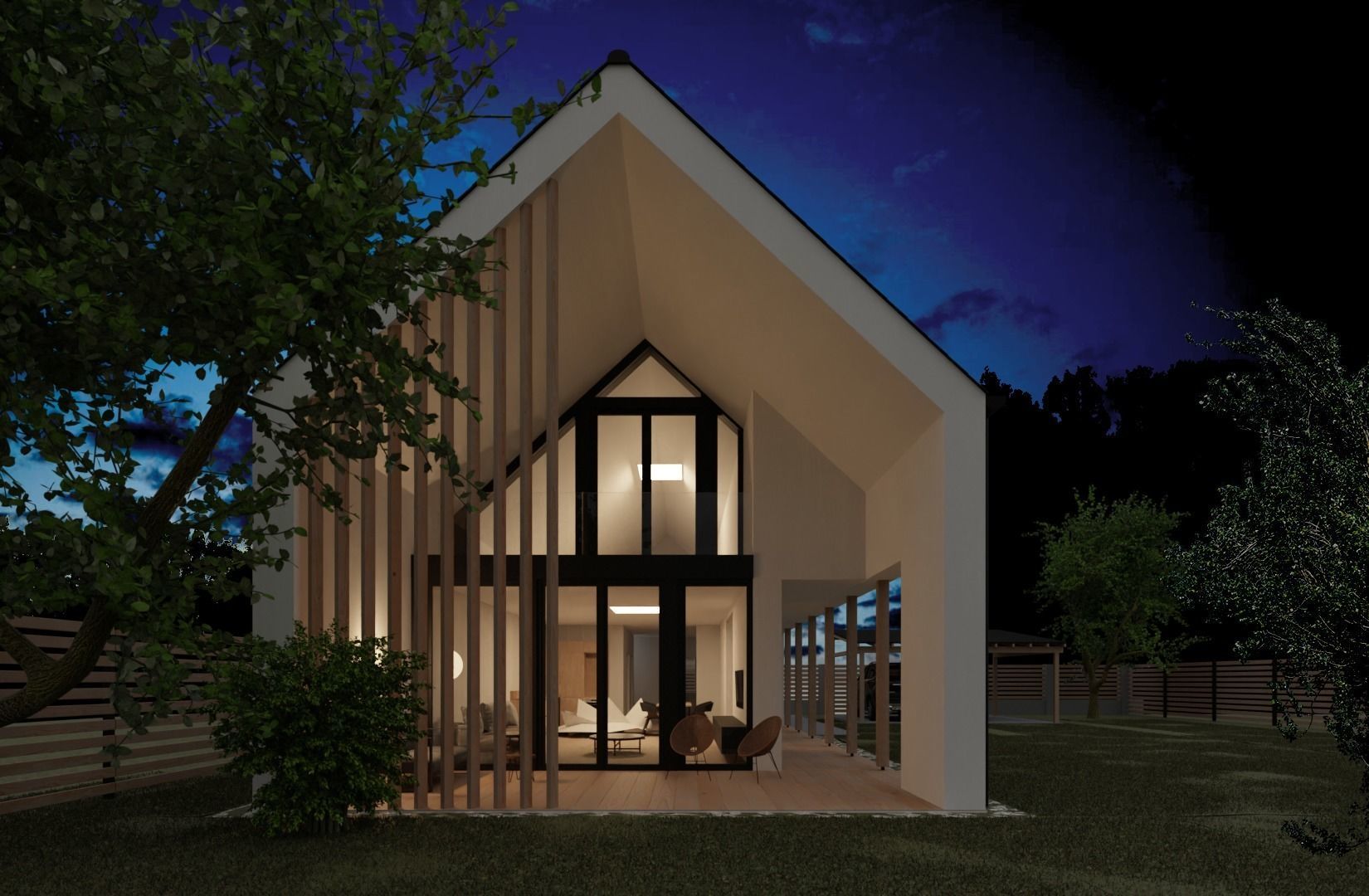 Realistic House Scene 3D model_2