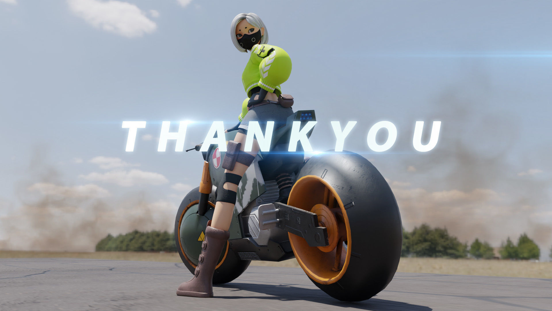 Cyber Girl - Arris 3D Model 3D model_9