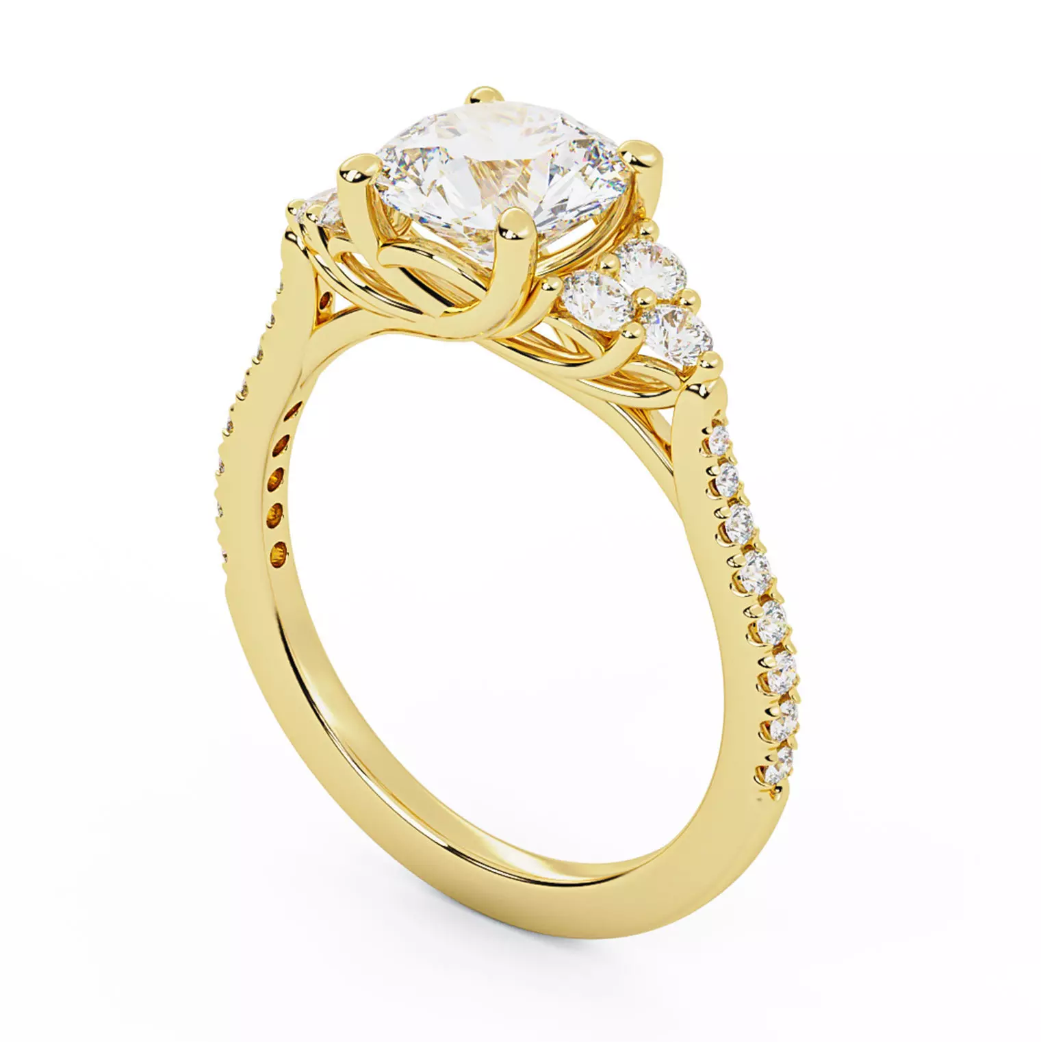 Engagement Ring 001 3D print model_0